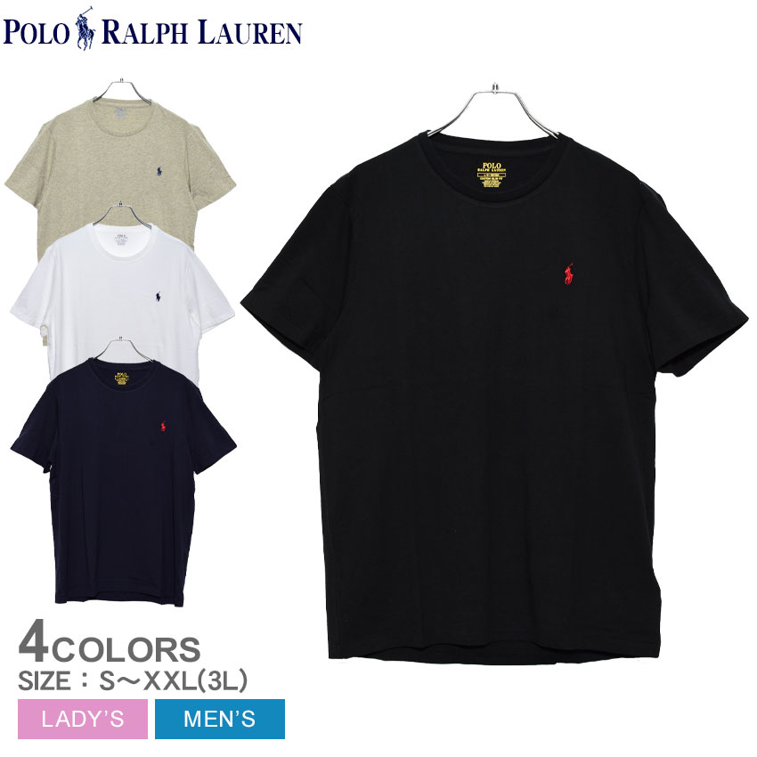 【ゆうパケット配送】 ポロ ラルフローレン クラシック 半袖Tシャツ POLO RALPH LAUREN メンズ レディース 710680785 ブラック 黒 ホワイト 白 グレー ネイビー ブランド トップス ユニセックス ウェア カジュアル 無地 定番 ロゴ 半袖 ワンポイント 誕生日 プレゼント