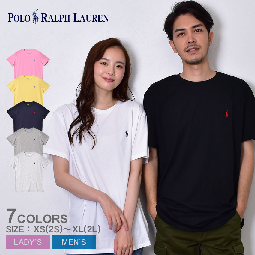 ポロ ラルフローレン トップス レディース 《今だけ！店内全品ポイントアップ》ポロ ラルフローレン 半袖Tシャツ メンズ レディース ショートスリーブ クラシックフィット Tシャツ POLO RALPH LAUREN トップス ウエア クルーネック ブランド リトルポニー シンプル ベーシック ワンポイント 人気 定番 刺繍 半袖