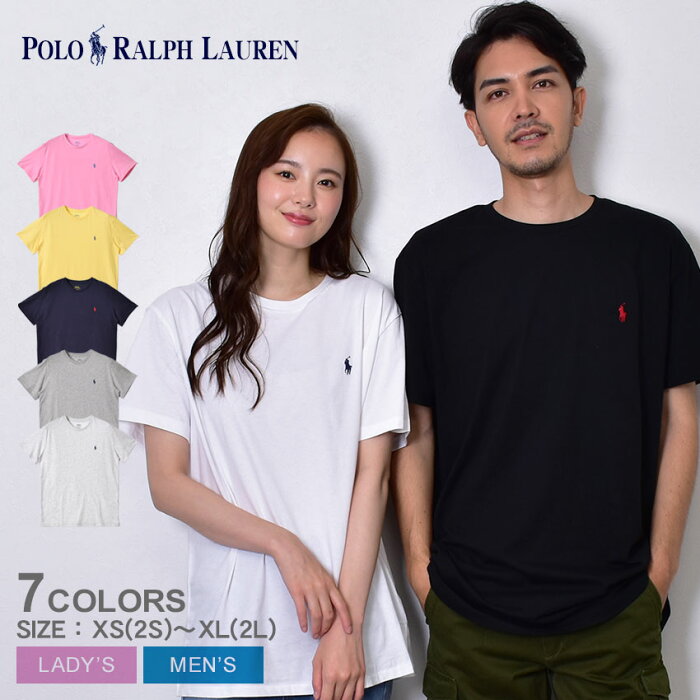 【限定クーポン発行中】ポロ ラルフローレン 半袖Tシャツ メンズ レディース ショートスリーブ クラシックフィット Tシャツ POLO RALPH LAUREN トップス ウエア クルーネック ブランド リトルポニー シンプル ベーシック ワンポイント 人気 定番 刺繍 半袖