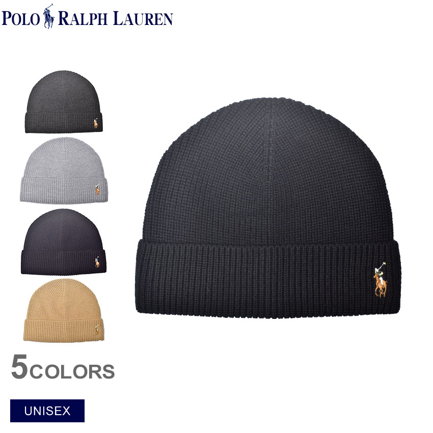 【ゆうパケット配送】ラルフローレン ニット帽 メンズ レディース ユニセックス SIGNATURE MERINO HAT POLO RALPH LAUREN SIGNATURE MERINO HAT PC0927 帽子 ニット ニット帽子 キャップ ビーニー ブランド カジュアル おしゃれ ワンポイント 刺繍 プレゼント