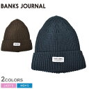 【今だけクーポン配布中】バンクス ジャーナル メイドフォー ビーニー ニット帽 BANKS JOURNAL MADE FOR BEANIE メンズ レディース BE0066 ネイビー ブラウン 帽子 ニットキャップ おしゃれ ブランド シンプル プレゼント ギフト ロゴ カジュアル アウトドア