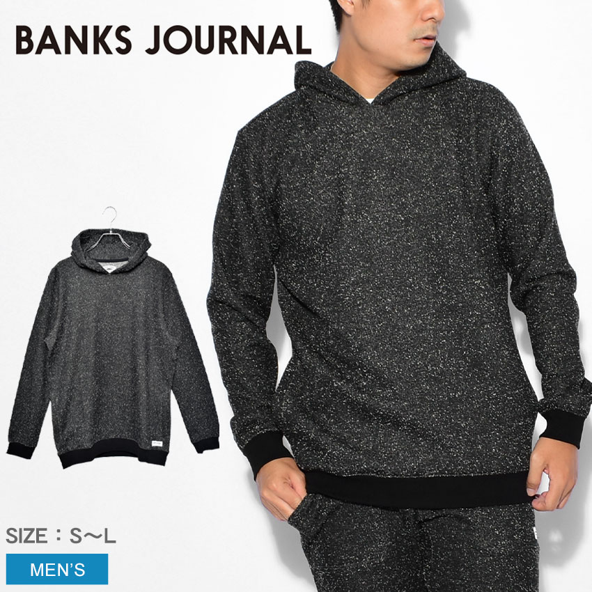 バンクス ジャーナル デシジョンズ フリース パーカー BANKS JOURNAL DECISSIONS FLEECE メンズ WFL0292 ブラック 黒 トップス 長袖 サーフ シンプル オーガニック カジュアル スポーツ おしゃれ ブランド ウェア プレゼント