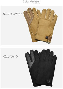 【限定クーポン配布】UGG アグ 手袋 シープスキン サイド タブ テック グローブ M SHEEPSKIN SIDE TAB TECH GLOVE 18713 メンズ 防寒 冬物 男性 プレゼント 贈り物 シンプル カジュアル 保温 誕生日 プレゼント ギフト