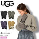 【割引クーポン配布】UGG アグ 手袋 シープスキン ターン ボウ グローブ W SHEEPSKIN TURN BOW GLOVE 18696 レディース 防寒 冬物 女性 プレゼント 贈り物 シンプル カジュアル 保温 誕生日 プレゼント ギフト