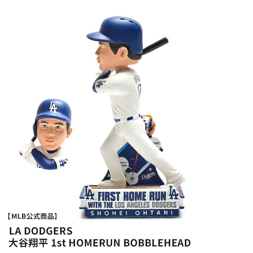 メジャーリーグベースボール ボブルヘッド メンズ レディース BOBBLEHEAD LA DODGERS SHOHEI OHTANI 1st HOMERUN M...