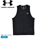 アンダーアーマー タンクトップ メンズ UA Tech Tank UNDER ARMOUR 1382795 ノースリーブ インナー トップス スポーティ カジュアル シンプル ロゴ プリント ウエア ウェア スポーツ 運動 トレーニング ランニング 部活 クラブ ブラック 黒(4)
