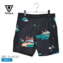 ヴィスラ ワイキクークス 17.5 エコラスティック ショートパンツ VISSLA WAIKIKOOKS 17.5 ECOLASTIC メンズ M133SWAE ブラック 黒 ウエア パンツ ボトムス ハーフパンツ ズボン ブランド サーフ カジュアル クラシック サーフィン ロゴ