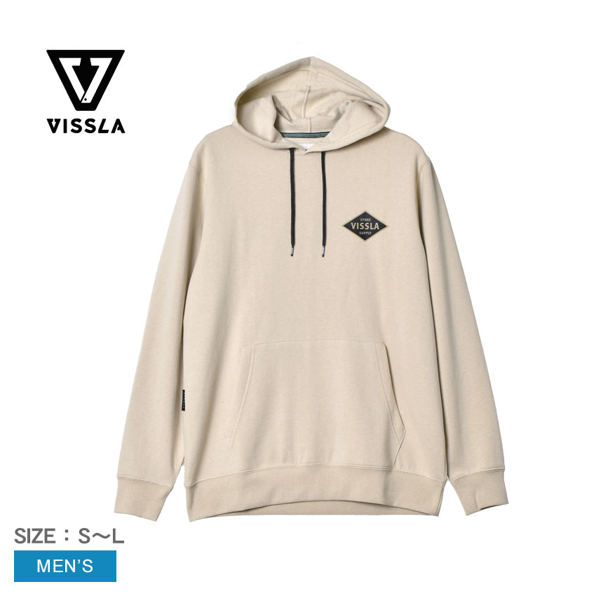 ヴィスラ COASTAL ECO PO HOODIE パーカー VISSLA メンズ M601QCOA ベージュ ウエア トップス スウェット スエット フーディ プルオーバーパーカー ブランド ストリート カジュアル