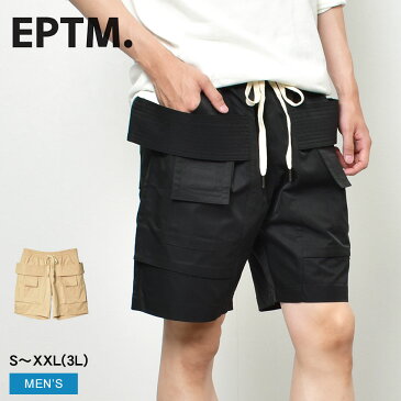 【限定クーポン発行中】エピトミ パンツ メンズ シノビショートパンツ EPTM SHINOBI SHORTS PANT ボトムス ショート丈 ハーフパンツ シンプル カジュアル シンプル 定番 ベーシック ストリート ベージュ ブラック 黒 カーキ