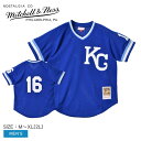 【今だけクーポン配布中】ミッチェルアンドネス ユニフォーム メンズ ボージャクソンカンザスシティロイヤルズ1989 MITCHELL & NESS ABPJ30...