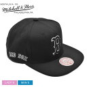 ミッチェル&ネス ベースボールキャップ メンズ レディース MLB EVERGREEN BLACK WHITE SNAPBACK RED SOX MITCHELL&NESS HS8544-BRSBLCK キャップ 帽子 ボストン・レッドソックス Boston Red Sox MLB ベースボール 野球 スナップバック(4)