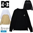 《今だけ！店内全品ポイントアップ》DCシューズ 21 バックライン LS 長袖Tシャツ DCSHOECOUSA 21 BACK LINE LS メンズ DLT214023 ブラック 黒 ホワイト 白 ベージュ ロンT Tシャツ ブランド ロゴ スポーティ カジュアル ストリート スケート おしゃれ