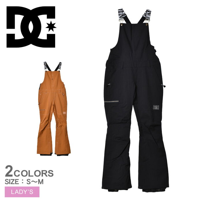 【限定クーポン発行中】DCシューズ COLLECTIVE BIB スキーウェア DCSHOECOUSA レディース ADJTP03007 ブラック 黒 ブラウン ブランド スノボ ウィンタースポーツ おしゃれ 防寒 長袖 オールインワン つなぎ 冬 オーバーオール 誕生日 プレゼント ギフト