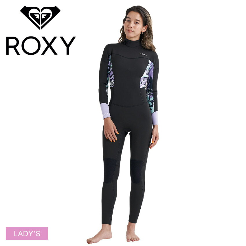 【今だけクーポン配布中】ロキシー ウエットスーツ レディース 3/2 SWELL SERIES BZ フルスーツ ROXY RWT241701 マリンスポーツ スポーツ 運動 海 サーフィン ブランド サーフ 夏 マリン ブラック 黒 国内正規品