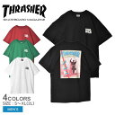 《今だけ！店内全品ポイントアップ》スラッシャー 半袖Tシャツ メンズ DEC85 ショートスリーブ Tシャツ THRASHER DEC 85 S/S TEE TH91312i ウエア トップス ブランド クルーネック プリント グラフィック ストリート カジュアル ロゴ スケーター スケボー スケートボード