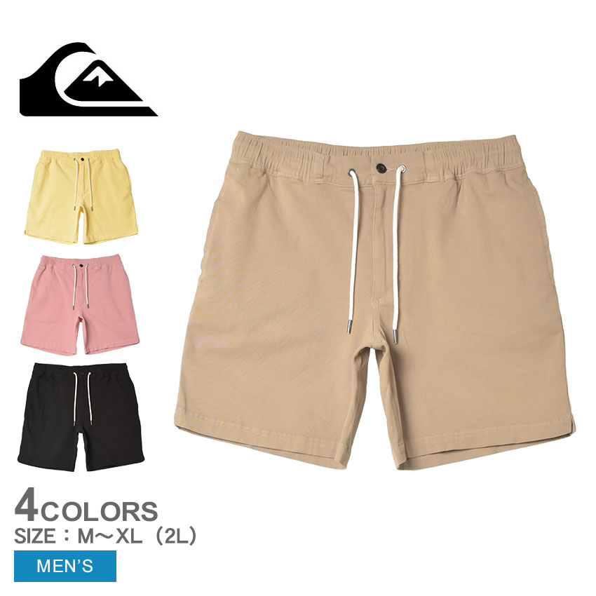 【今だけクーポン配布中】クイックシルバー ハーフパンツ メンズ OC PLAY WATER SHORTS ショートパンツ QUIKSILVER QWS241001 ボトムス チノパン サーフブランド サーファー サーフィン ポケット ウエストゴム 国内正規品