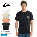 【今だけクーポン配布中】クイックシルバー 半袖Tシャツ メンズ SURF LOCK UP SS QUIKSILVER QLY231008 ウエア トップス クルーネック Tシャツ ティーシャツ UPF50 紫外線 速乾 ブランド フロント ロゴ かっこいい カジュアル シンプル サーフ アウトドア プリント