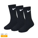 ナイキ 靴下 キッズ ジュニア 子供 NHN ナイキ ベーシックパック クルー 3PK NIKE NHN NIKE BASIC PACK CREW 3PK RN0027 ソックス シンプル スポーツ 靴下 3足組 快適 クッション性 ニット ジュニア 子供用 通学 国内正規品 運動 部活 体育(4)