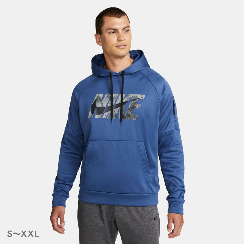 ナイキ パーカー メンズ ナイキ パーカー メンズ Therma-FIT メンズ プルオーバー フィットネスパーカー NIKE Therma-FIT Men's Pullover Fitness Hoodie DQ4843 416 ロゴ ブランド トップス 長袖 プルオーバー カジュアル 運動 スエット スウェット