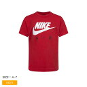 【ネコポス配送】ナイキ 半袖Tシャツ キッズ FUTURA AIR 半袖Tシャツ NIKE 86F939 ウェア トップス カットソー クルーネック シンプル カジュアル スポーツ ランニング トレーニング ジム 半袖 男の子 女の子 子ども レッド 赤 ホワイト 白 国内正規品(4)