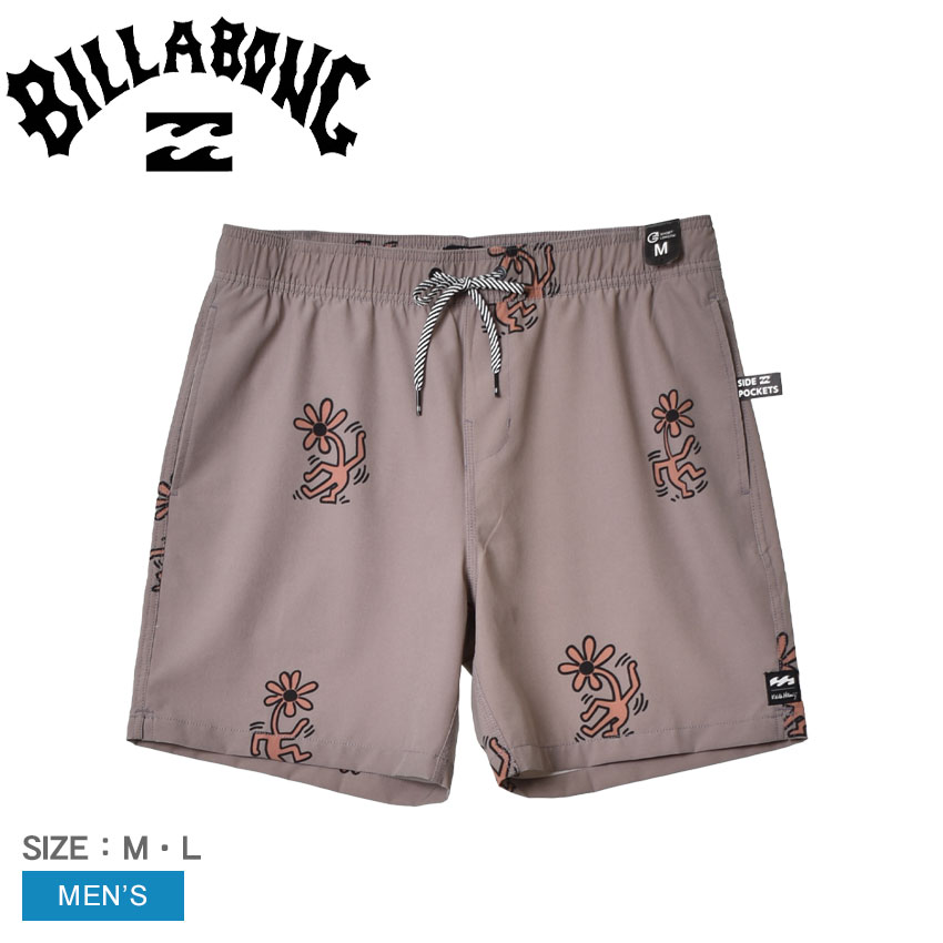 《今だけ！店内全品ポイントアップ》ビラボン ボードショーツ メンズ FLOWER DANCE LAYBACK BILLABONG BD011518 サーフトランクス ハーフパンツ ボトムス 半ズボン 短パン パンツ ブランド カジュアル シンプル サーフ サーフィン サーファー おしゃれ 海 マリンスポーツ