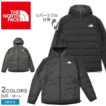 【今だけクーポン配布中】ノースフェース ジャケット リバーシブルエニータイムインサレーテッドフーディ THE NORTH FACE ザ ノースフェイス REVERSIBLE ANYTIME INSULATED HOODIE NY81979 メンズ カジュアル アウトドア 黒 トップス ウェア 軽量 誕生日 プレゼント ギフト