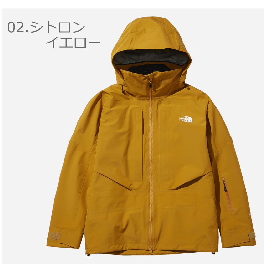 ザ ノースフェイス パウダーガイドジャケット アウトドアジャケット THE NORTH FACE POWDER GUIDE JACKET メンズ レディース NS62001 ブラック 黒 ベージュ イエロー オレンジ ノースフェース ウエア アウター 上着 シンプル カジュアル 誕生日 プレゼント ギフト