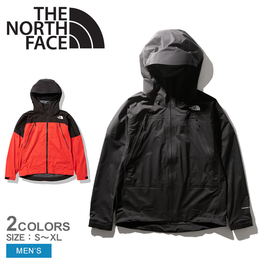 《今だけ！店内全品ポイントアップ》ザ ノースフェイス FL スーパー ヘイズ ジャケット ジャケット THE NORTH FACE FL SUPER HAZE JACKET メンズ NP12011 ブラック 黒 オレンジ アウター レインジャケット アウトドア レジャー カジュアル 登山 防水 上着 雨 おしゃれ