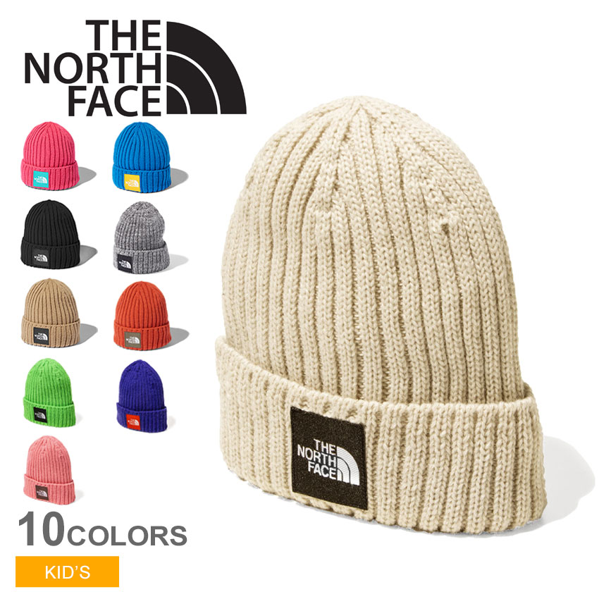 【限定クーポン発行中】ザ ノースフェイス カプッチョリッド ニット帽 THE NORTH FACE CAPPUCHO LID キッズ NNJ41710 ブラック 黒 ブルー 青 ピンク ベージュ グレー ブランド ニット ビーニー ストリート カジュアル ロゴ 小物 防寒 誕生日 プレゼント ギフト