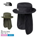 ザ・ノース・フェイス ハット メンズ レディース サンシールドハット THE NORTH FACE NN02504 帽子ぼうしバケハロゴ紫外線UVカット紫外線対...