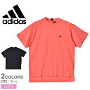 アディダス 《今だけ！店内全品ポイントアップ》アディダス Tシャツ レディース ワーディング ルーズフィット Tシャツ ADIDAS WORDING LOOSE FIT TEE レディース ランニング 半袖Tシャツ 運動 スポーツウェア ジム フィットネス スポーティ ロゴ スリーストライプス ブラック 黒 ピンク