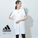 【今だけクーポン配布中】アディダス ワンピース レディース エッセンシャルズ ルーズ スリーストライプス ワンピース ADIDAS ISB13 ウエア トップス...
