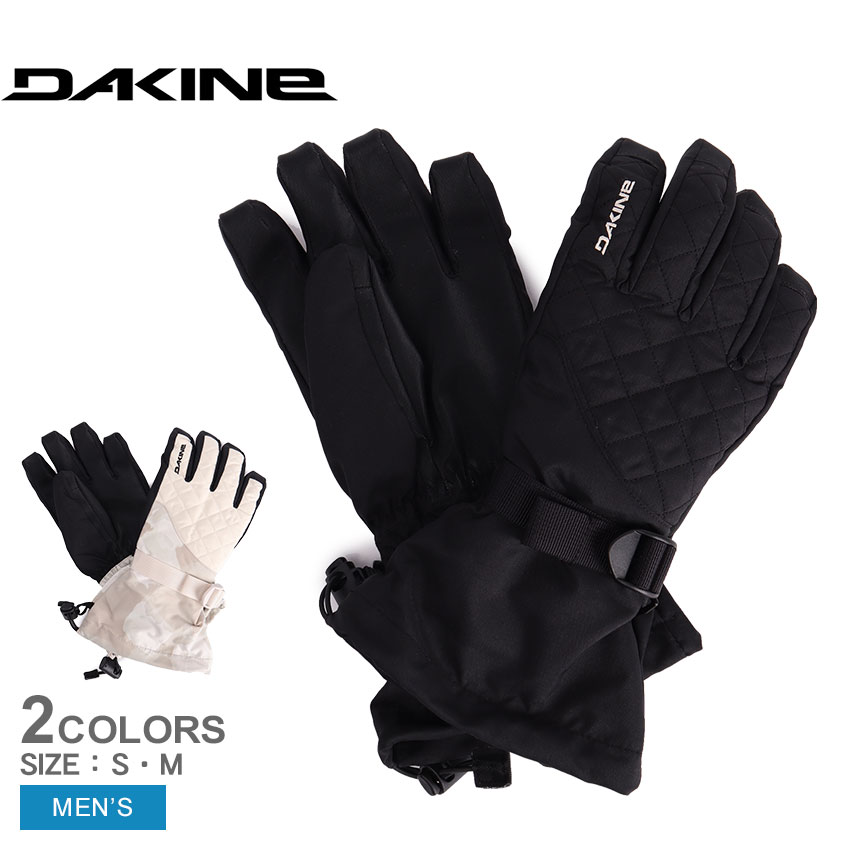 ダカイン 手袋 メンズ DK スノーグローブ DAKINE BD237-779 雪 スキー スキーグローブ スノボ スノーボード 運動 防寒 スポーツ スポーティ シンプル ブランド ロゴ S M ブラック 黒 ホワイト 白