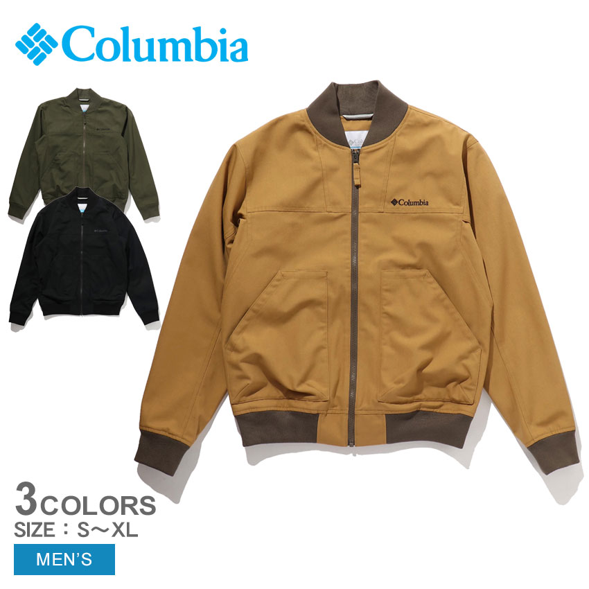 《今だけ！店内全品ポイントアップ》コロンビア ロマビスタ ボンバー ジャケット アウター COLUMBIA LOMA VISTA BOMBER JACKET メンズ PM0771 ブラック 黒 カーキ ベージュ トップス ショート おしゃれ 防寒 上着 シンプル キャンバス生地 アウトドア 保温 キャンプ ブルゾン