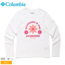 コロンビア 長袖Tシャツ キッズ ジュニア 子供 ヘーゼルデルヒルロングスリーブグラフィックティ COLUMBIA Hazeldel Hill LS Graphic Tee AG7337 Tシャツ ロンT トップス 長袖 人気 おしゃれ グラフィック フェミニン アウトドア キャンプ 国内正規品