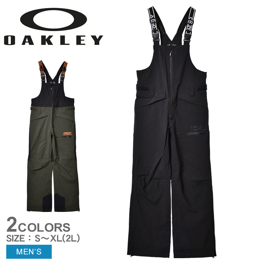 《今だけ！店内全品ポイントアップ》オークリー ビブパンツ メンズ TNP シェル ビブ OAKLEY TNP SHELL BIB FOA400939 ロングパンツ 長ズボン ロング丈 耐水 はっ水 撥水 防水 スキー スノボ スノーボード フード ウィンタースポーツ スポーツ 運動 スポーティ カジュアル