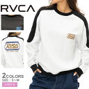 【今だけクーポン配布中】ルーカ トレーナー レディース STATION TRACK CREW RVCA STATION TRACK CREW BE044005 スウェットシャツ オーバーサイズ カジュアル ストリート アスレジャー ユニセックス トレンド(4)