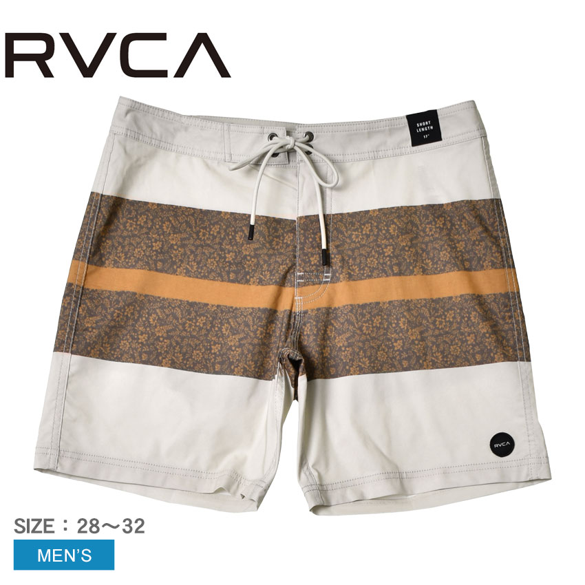 【ゆうパケット配送】ルーカ パンツ メンズ ウエストポート プリント トランク RVCA WESTPORT PRINT TRUNK BD041503 ズボン ボトムス ショート丈 ハーフパンツ プール 海 アウトドア 川 レジャー 水着 水陸両用 スイムウェア シンプル ロゴ プリント