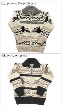 【クーポン配布中】カナタ ウール ジップ セーター バード (Kanata 6PLY WOOL ZIP SWEATER BIRD KV-05 KV-189) ニット カーディガン カウチンセーター ハンドメイド ジャケット メンズ 男性 レディース 女性 ギフト 誕生日 結婚祝い