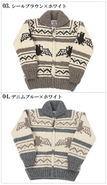 【クーポン配布中】カナタ ウール ジップ セーター バード (Kanata 6PLY WOOL ZIP SWEATER BIRD KV-05 KV-189) ニット カーディガン カウチンセーター ハンドメイド ジャケット メンズ 男性 レディース 女性 ギフト 誕生日 結婚祝い