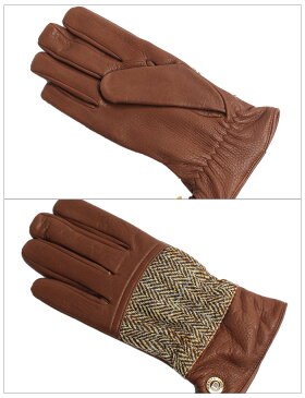 デンツ ハリス ツイード グローブ 手袋 DENTS TWEED GLOVE 15-1598 ディアスキン レザー カシミア ウール ウィンター 防寒 雑貨 小物 メンズ 男性 誕生日プレゼント 結婚祝い ギフト おしゃれ 父の日ギフト