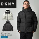 【今だけクーポン配布中】ダナ キャラン ニューヨーク アウター メンズ ARCTIC CLOTH MIXED PUFFER JACKET DKNY DX9MP802 ジャケット ダウン 長袖 おしゃれ ジップアップ 人気 カジュアル ブランド シンプル 上着 羽織 旅行 定番 防寒 保温 ブラック 黒 ホワイト 白