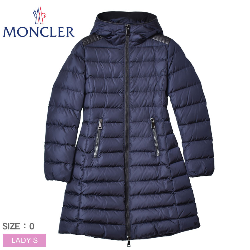 《今だけ！店内全品ポイントアップ》モンクレール TALEVE GIUBBOTTO ダウンジャケット MONCLER レディース 49370 C0063 ネイビー 紺 海外正規品 新品 未使用 アウター ウェア 長袖 上着 コート ロング丈 ラグジュアリー ブランド フード付き 保温 防寒 スマート モダン 人気