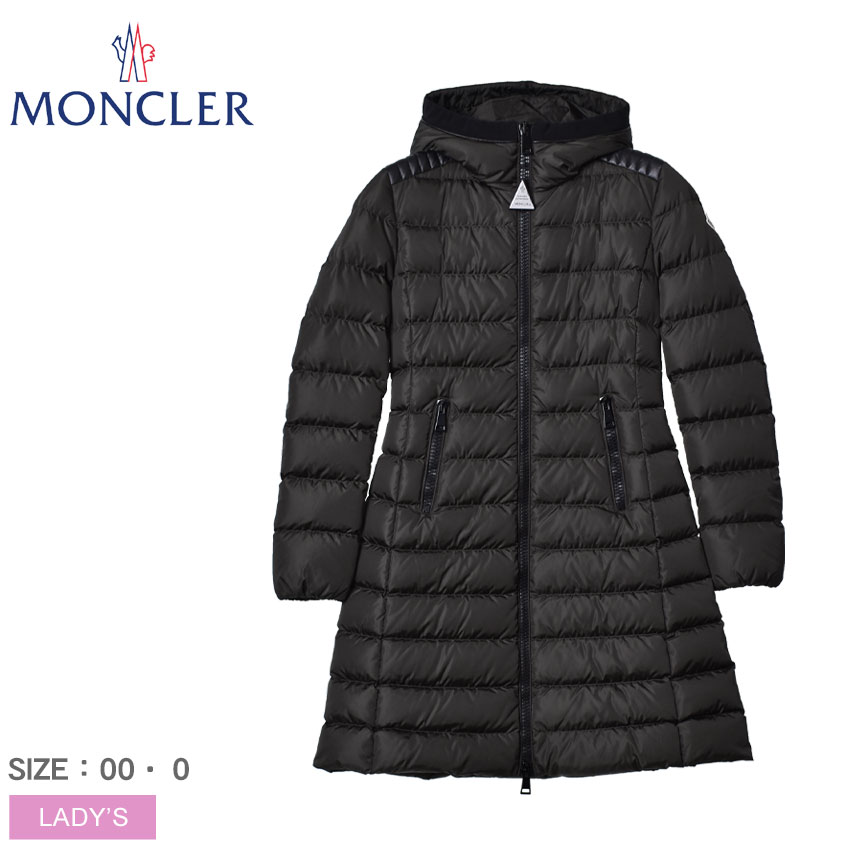 《今だけ！店内全品ポイントアップ》モンクレール TALEVE GIUBBOTTO ダウンジャケット MONCLER レディース D2 093 4936285 54155 ブラック 黒 海外正規品 新品 未使用 アウター ウェア コート ロング丈 ラグジュアリー ブランド フード付き 保温 防寒 スマート モダン 人気