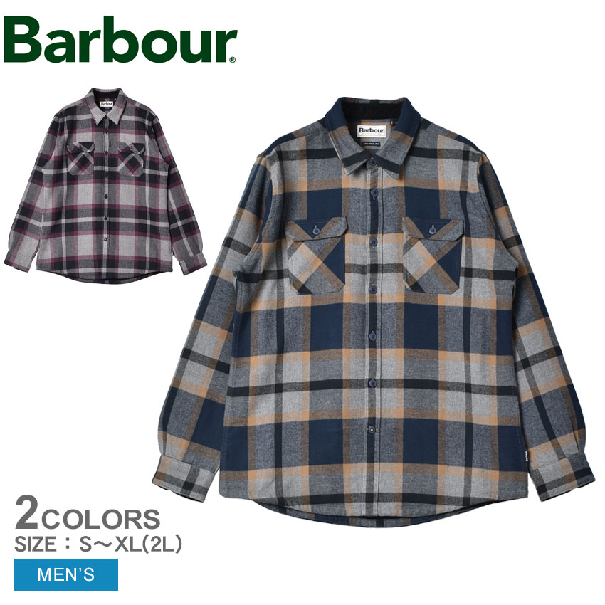 《今だけ！店内全品ポイントアップ》バブアー カジュアルシャツ メンズ RHOBELL TAILORED SHIRT BARBOUR MSH5253 トップス 長袖シャツ バーブァー ブランド ボタンダウンシャツ カジュアル セレカジ クラシック クラシカル タータンチェック チェック