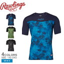 【今だけクーポン配布中】ローリングス アンダーシャツ メンズ COMBAT コンバット ゴーストスモーク半袖ストレッチアンダーシャツ Rawlings ASU14S02 野球 ベースボール ウェア アンダーシャツ インナーシャツ 一般 大人 野球用品(4)