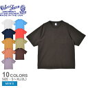 《今だけ！店内全品ポイントアップ》ベルバシーン 半袖Tシャツ メンズ 1パック クルーネック S/S Tシャツ VELVA SHEEN 1 PAC CREW NECK S/S T-SHIRT 162320 トップス インナー ウエア 無地 半袖 クルーネック ブランド おしゃれ カジュアル ストリート シンプル ポケット