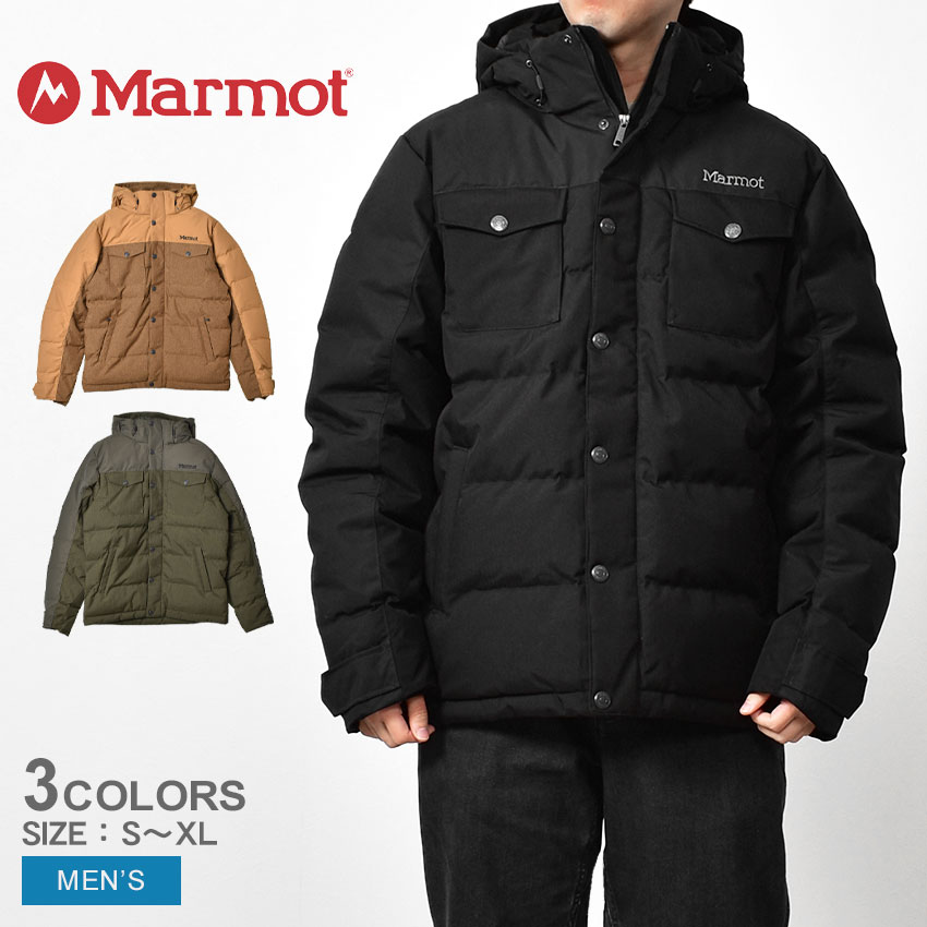 【限定クーポン発行中】マーモット Fordham Jacket ダウンジャケット MARMOT メンズ 73870 ブラック 黒 ベージュ カーキ アウター 厚手 フード付き シンプル カジュアル 上着 羽織 キャンプ アウトドア レジャー 通勤 誕生日 プレゼント ギフト