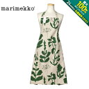 マリメッコ　エプロン 【5/10限定！最大全額Pバック★要エントリー】マリメッコ エプロン PIENET APRON MARIMEKKO 71476 キッチンウエア 料理 北欧 ナチュラル おしゃれ かわいい ポケット 雑貨 テキスタイル 母の日 グリーン 緑 ベージュ