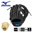 ミズノ グローブ キッズ ジュニア ソフトボール用 ウィルドライブ ブルー 【オールラウンド用 サイズM】 MIZUNO 1AJGK32510 ソフトボール 野...